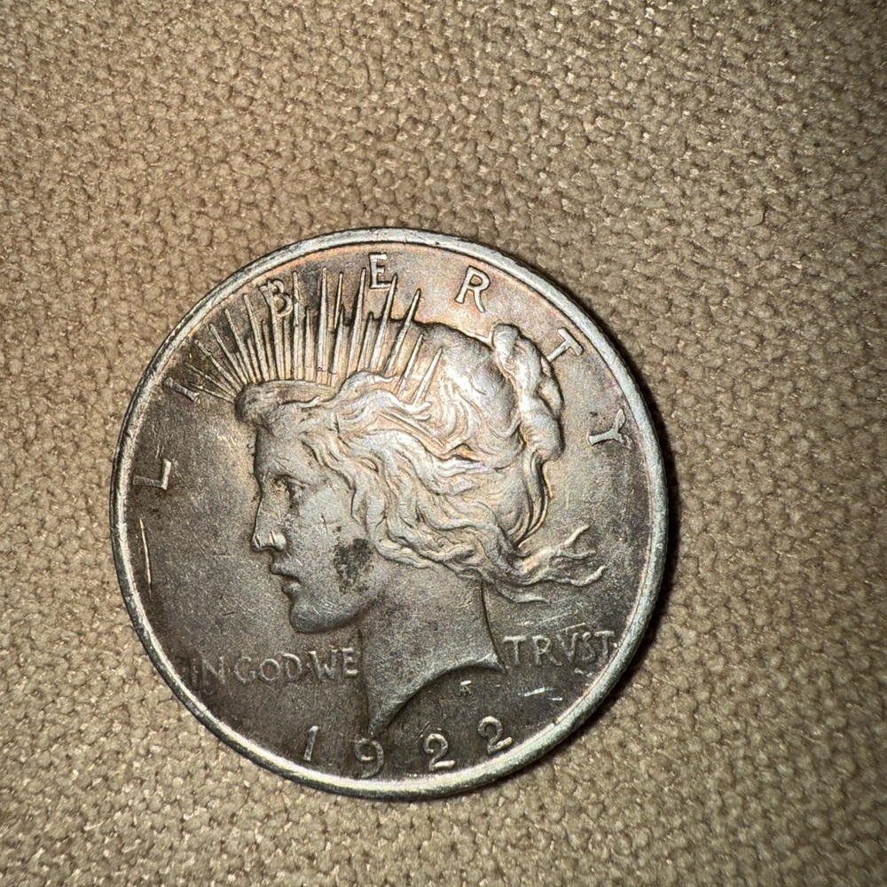 1922 Silver Peace Dollar Coin